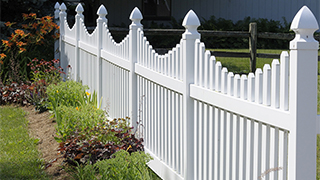 Chain link fencing